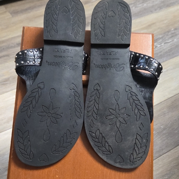 Brighton Black Studded Women's Sandals - Picture 4 of 8